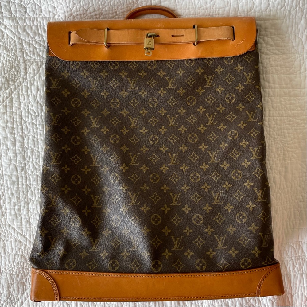 Authentic Louis Vuitton Monogram Steamer Bag 45